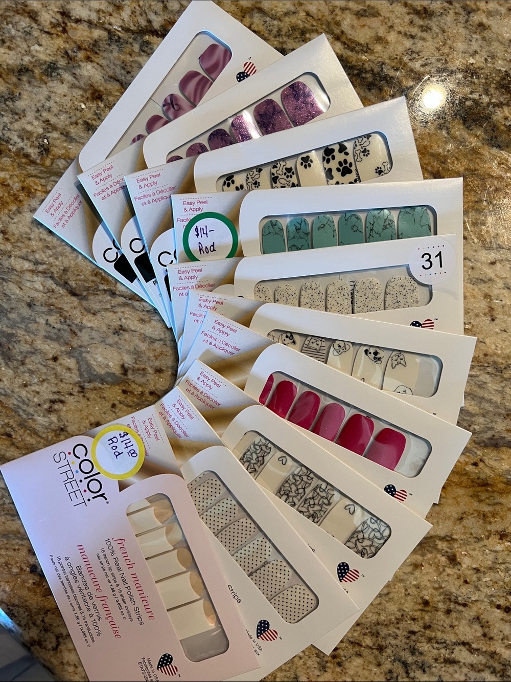 Lot - 190 sets of Color Street Nail Strips - Picture 12 of 16